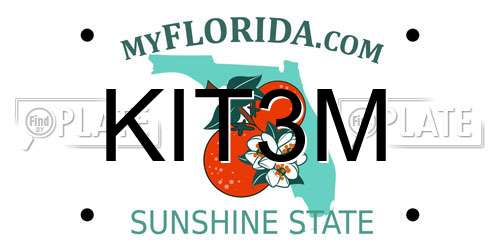 KIT3M Florida License Plate
