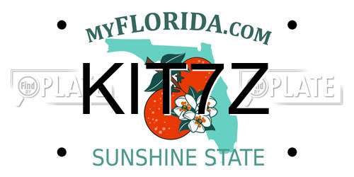 KIT7Z Florida License Plate
