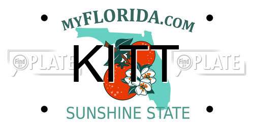KITT Florida License Plate