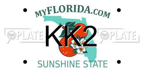 KK2 Florida License Plate