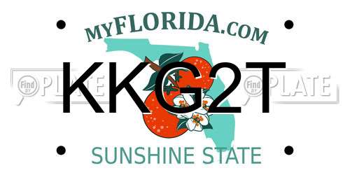 KKG2T Florida License Plate
