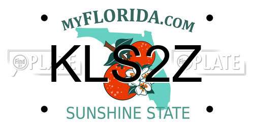KLS2Z Florida License Plate