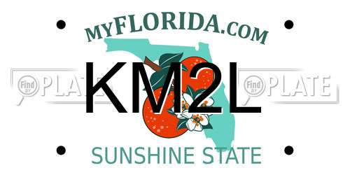 KM2L Florida License Plate
