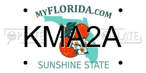 KMA2A Florida License Plate