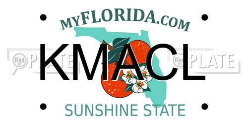 KMACL Florida License Plate
