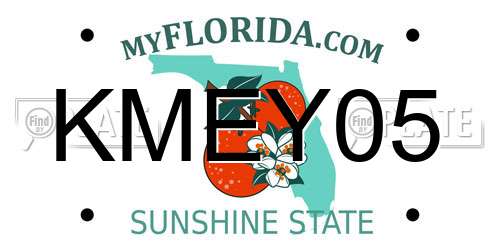 KMEY05 Florida License Plate