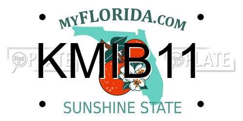 KMIB11 Florida License Plate