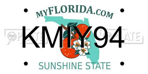 KMIY94 Florida License Plate
