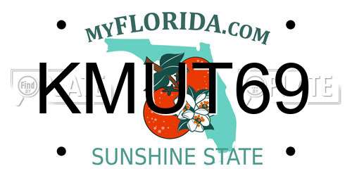 KMUT69 Florida License Plate