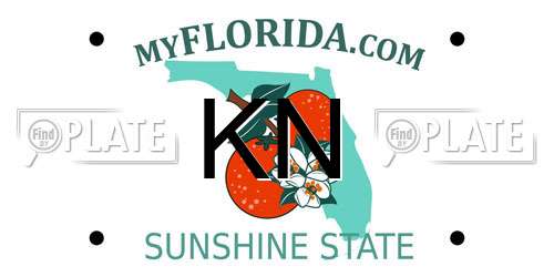 KN Florida License Plate