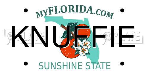 KNUFFIE Florida License Plate