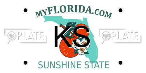 KS Florida License Plate