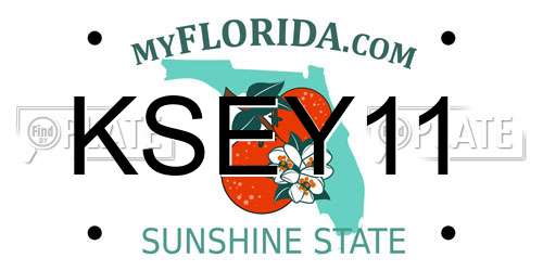 KSEY11 Florida License Plate