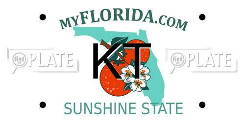 KT Florida License Plate