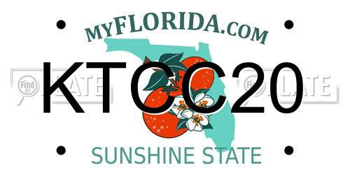 KTCC20 Florida License Plate