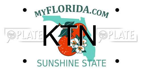KTN Florida License Plate