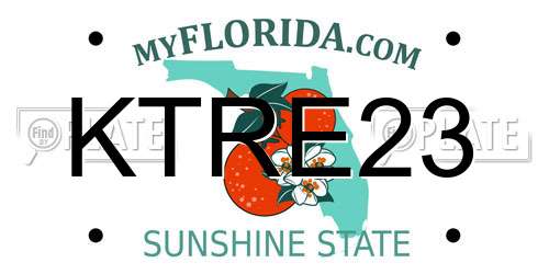 KTRE23 Florida License Plate
