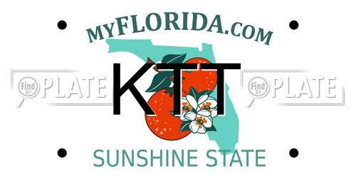 KTT Florida License Plate