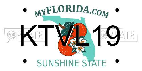 KTVL19 Florida License Plate