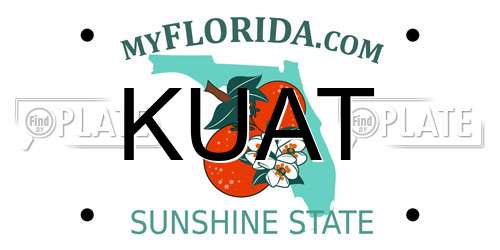 KUAT Florida License Plate