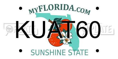 KUAT60 Florida License Plate