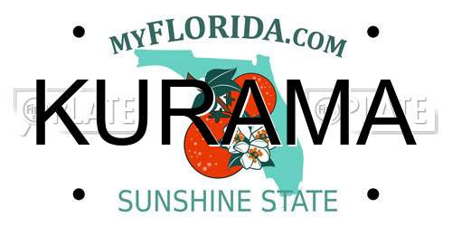 KURAMA Florida License Plate