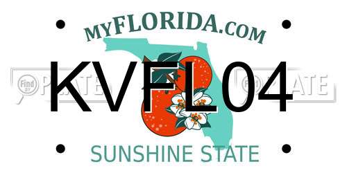 KVFL04 Florida License Plate