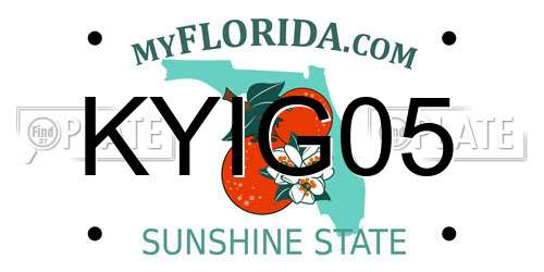KYIG05 Florida License Plate