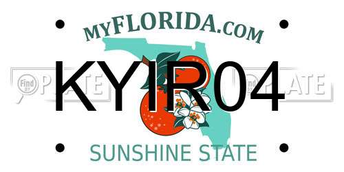 KYIR04 Florida License Plate