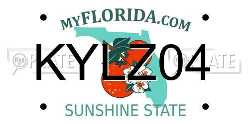 KYLZ04 Florida License Plate