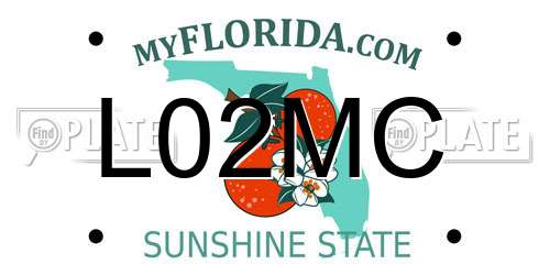 L02MC Florida License Plate