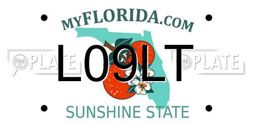 L09LT Florida License Plate