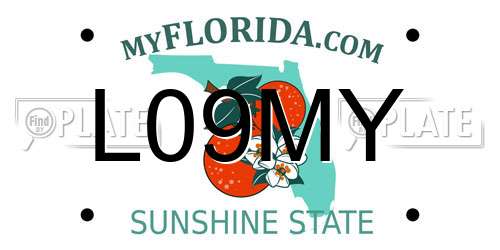 L09MY Florida License Plate