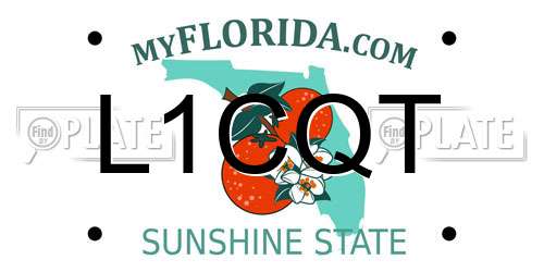 L1CQT Florida License Plate