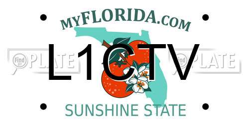 L1CTV Florida License Plate