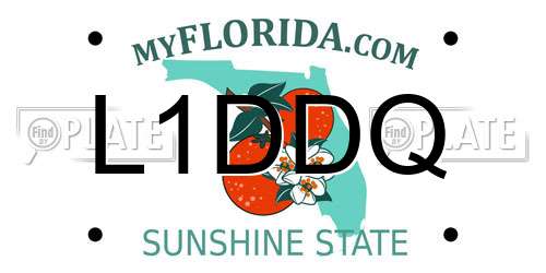 L1DDQ Florida License Plate