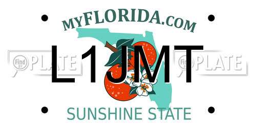 L1JMT Florida License Plate