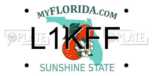 L1KFF Florida License Plate