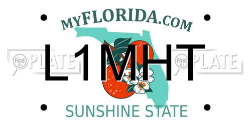 L1MHT Florida License Plate