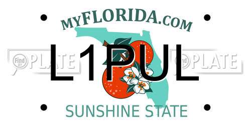 L1PUL Florida License Plate