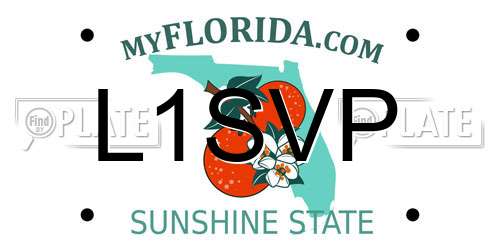 L1SVP Florida License Plate
