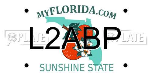 L2ABP Florida License Plate