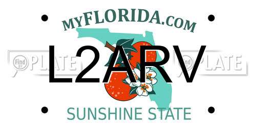 L2ARV Florida License Plate