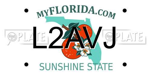 L2AVJ Florida License Plate