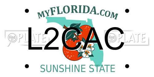 L2CAC Florida License Plate