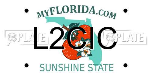 L2CIC Florida License Plate