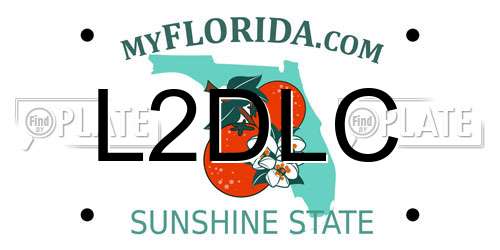 L2DLC Florida License Plate