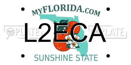 L2ECA Florida License Plate