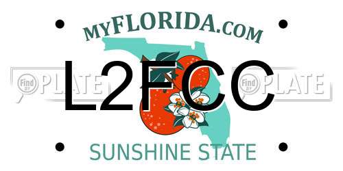 L2FCC Florida License Plate