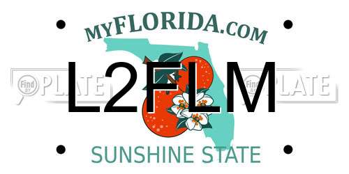 L2FLM Florida License Plate